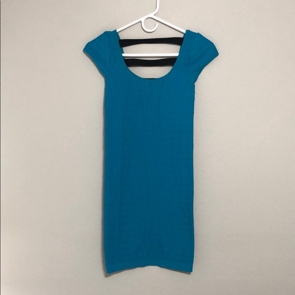 Bebe Bodycon Cap Sleeve Dress